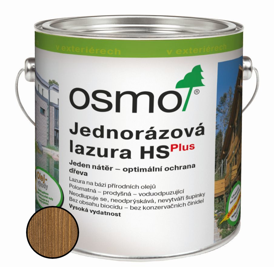 Lazura jednorázová Osmo HS plus 9261 ořech 0,75 l