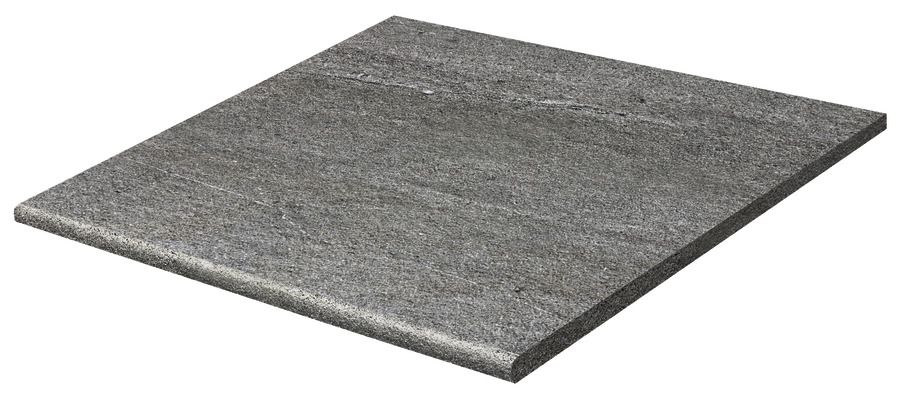 Schodovka Rako Quarzit Outdoor 60×60×2 cm tmavě šedá DCH66738