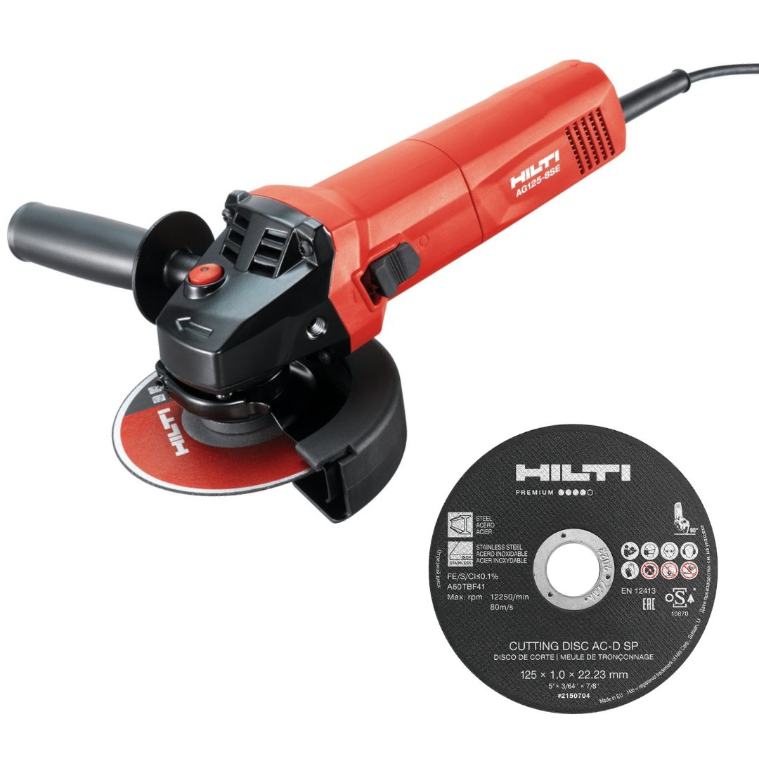 Bruska úhlová Hilti AG-125-SE + 10× kotouč