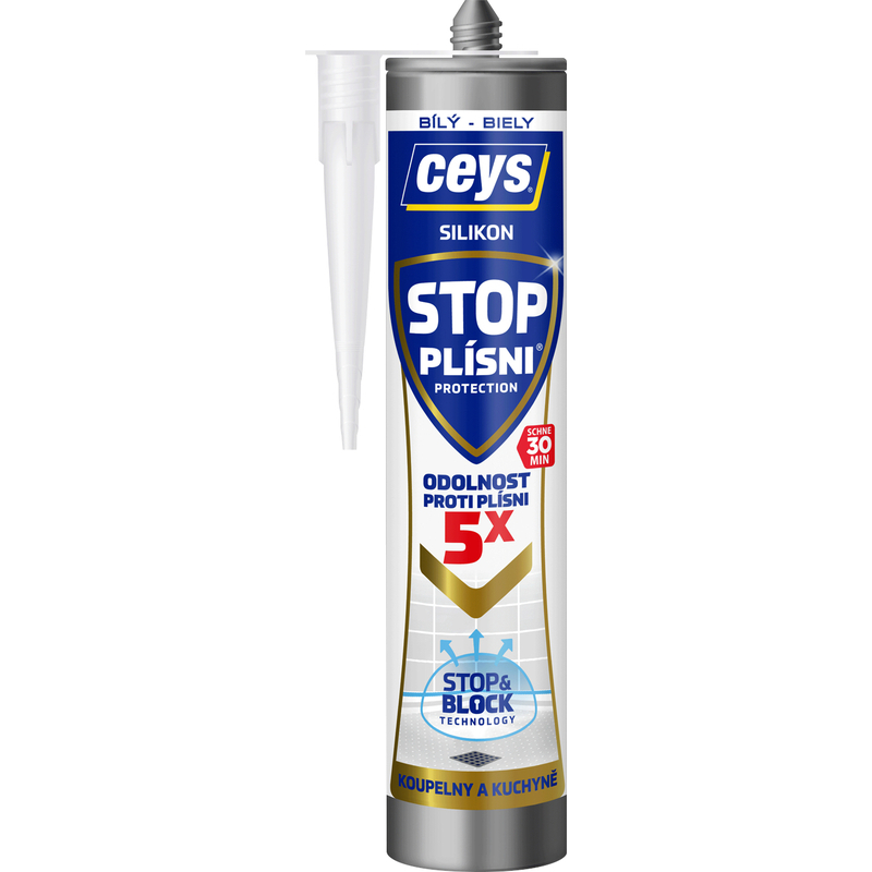 Silikon Ceys STOP PLÍSNI Protection bílá 280 ml