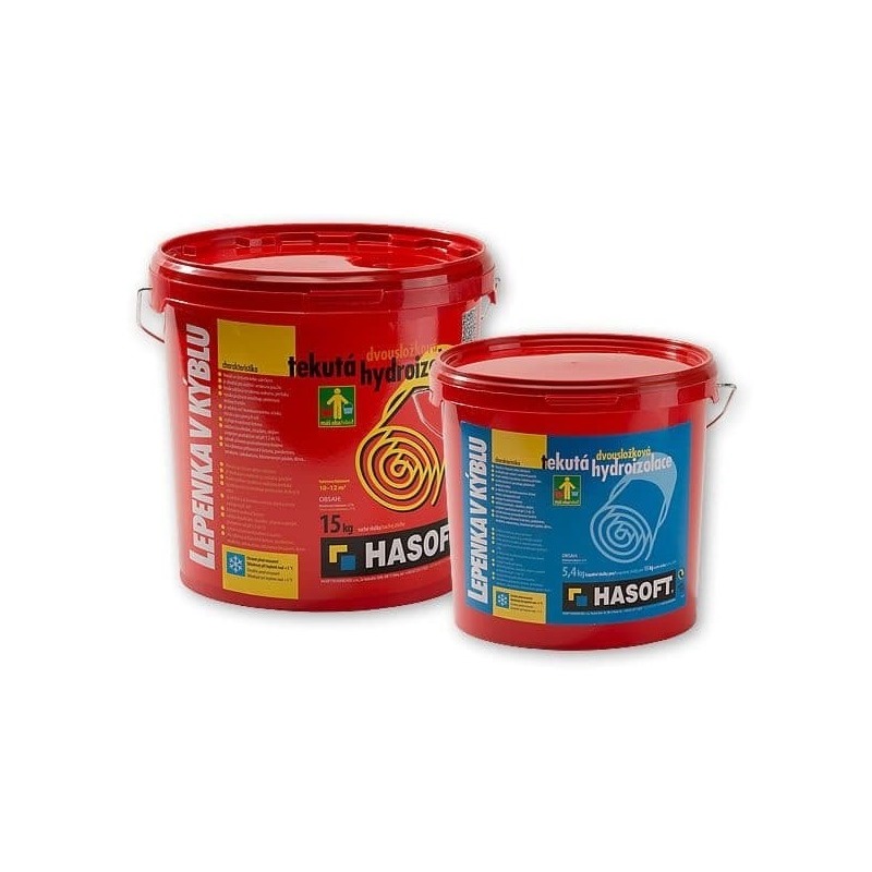 Hasoft Lepenka v kýblu Hasoft 15 kg + 5,4 l