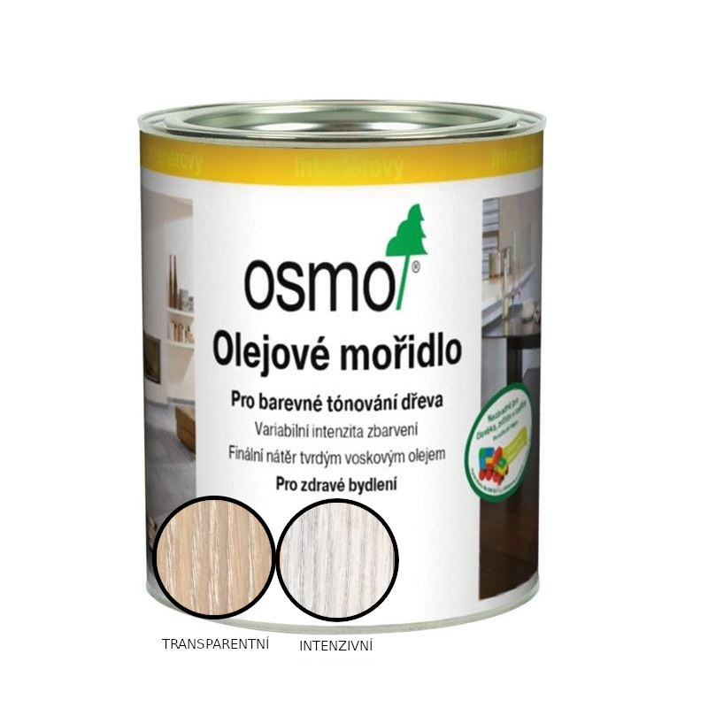Mořidlo olejové Osmo 3501 bílá 2,5 l