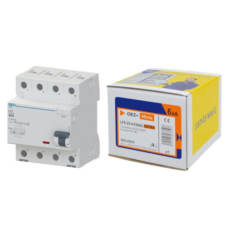 Chránič proudový sada OEZ LFE-25-4-030AC-EXTRA