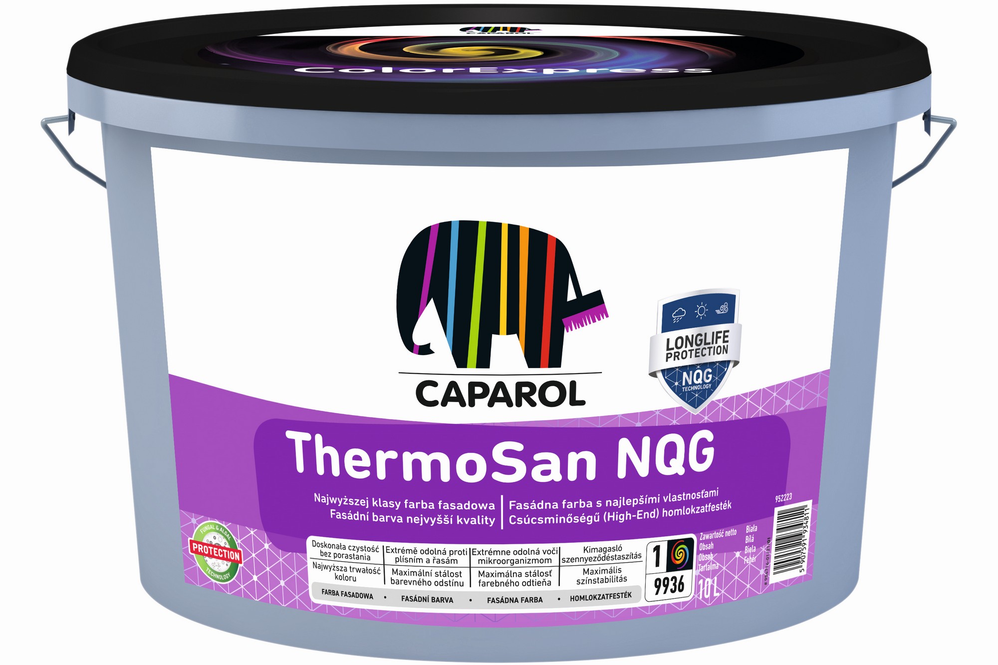Barva fasádní silikonová Caparol ThermoSan NQG 10 l