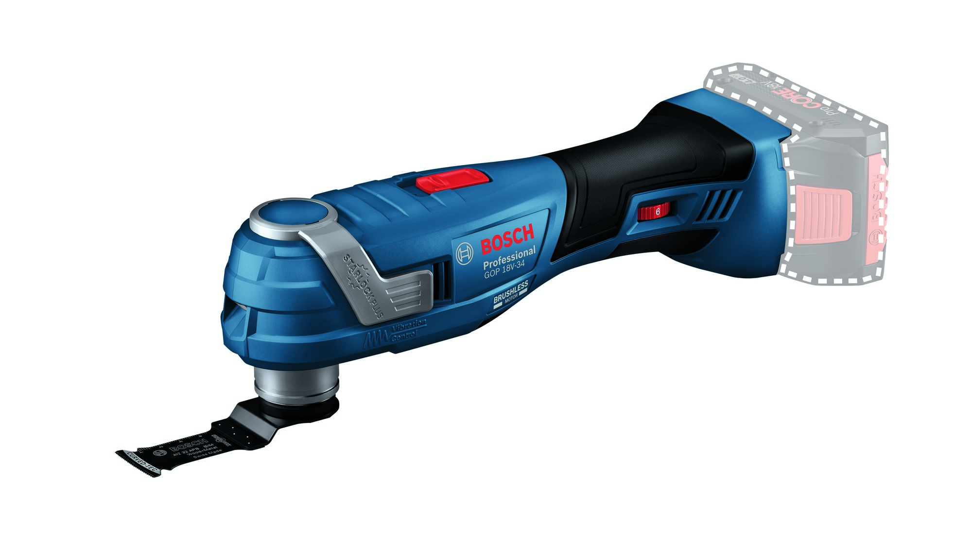 Multicutter Bosch GOP 185-LI (bez AKU)