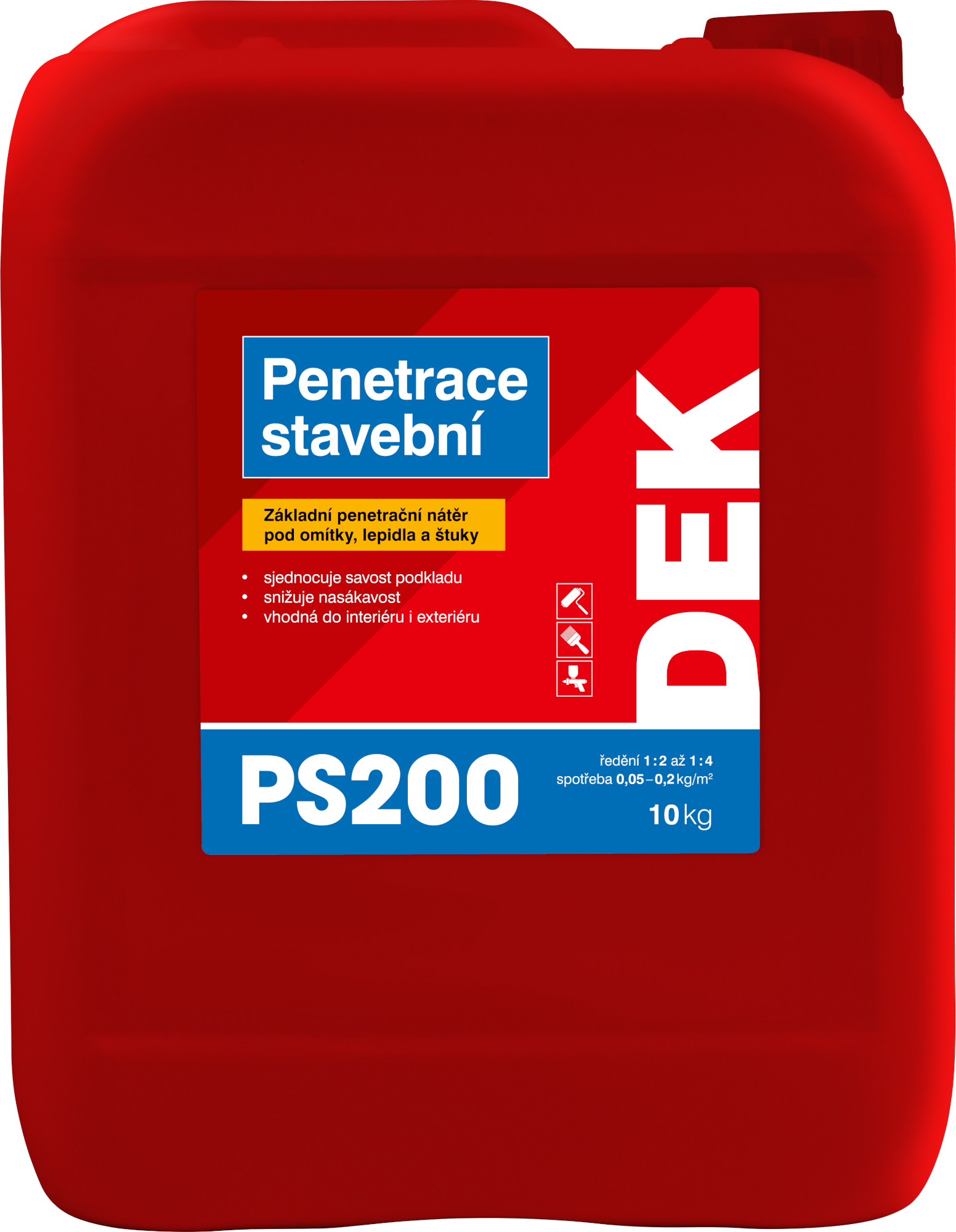 Penetrace stavební DEK PS200 10 kg