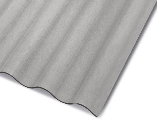 Krytina vláknocementová vlnitá Swisspearl Vltava A5 1250×918 mm šedá