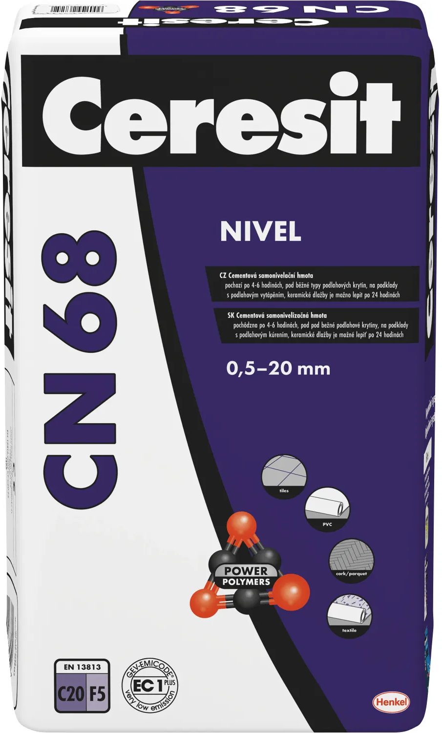 Hmota samonivelační Ceresit CN 68 25 kg