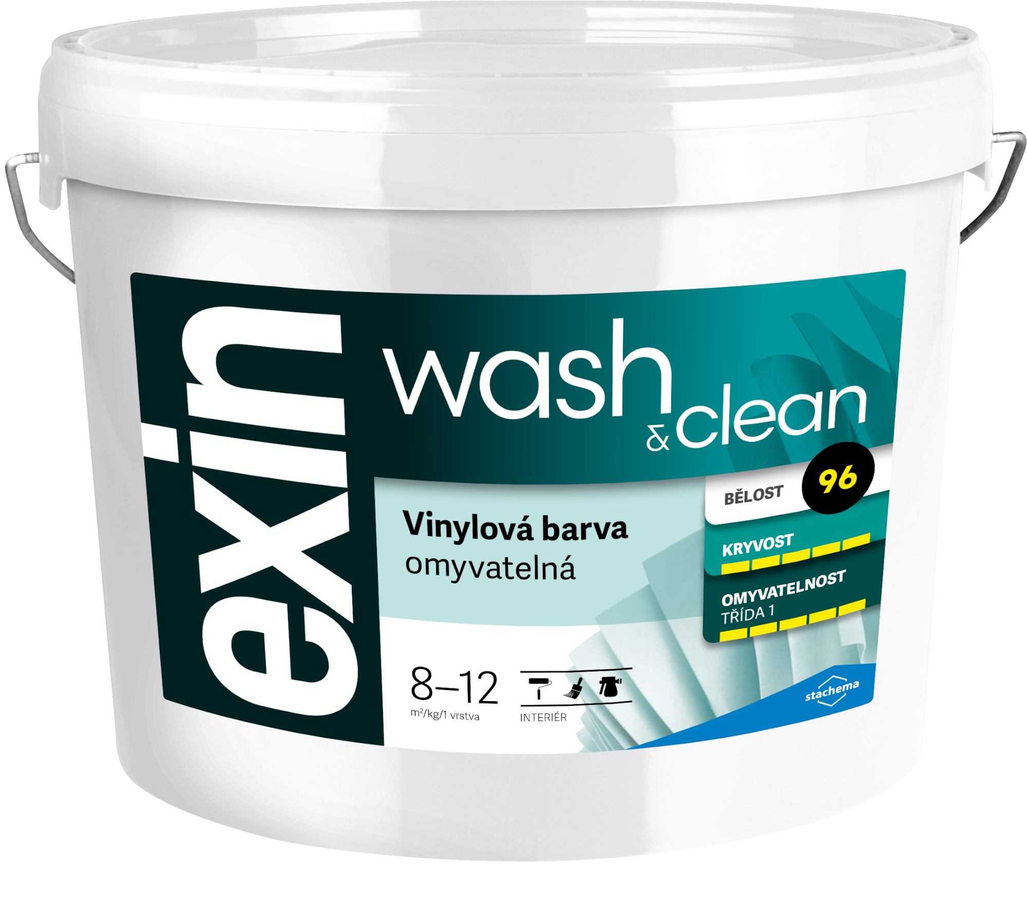 Barva vinylová Stachema EXIN WASH&CLEAN bílá 7 kg