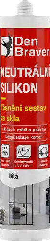 Silikon neutrální Den Braven OXIM bílý 280 ml