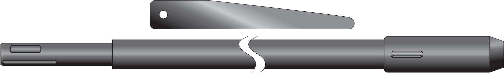 Nástavec ke kónickým vrtákům Kokeš SDS/KON 500 mm