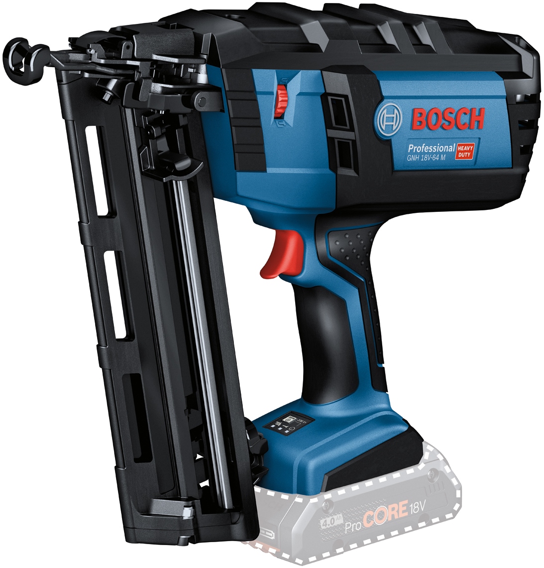Hřebíkovačka AKU Bosch GNH 18V-64 M L-BOXX (bez AKU)
