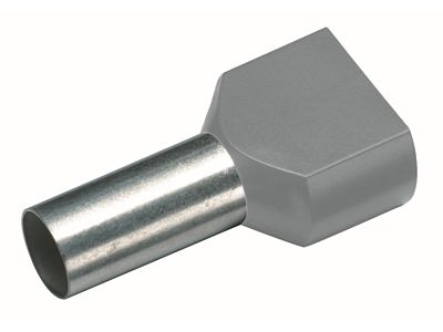 Dutinka lisovací izolovaná dvojitá Cimco 2× 4 mm2 12 mm 100 ks/bal.