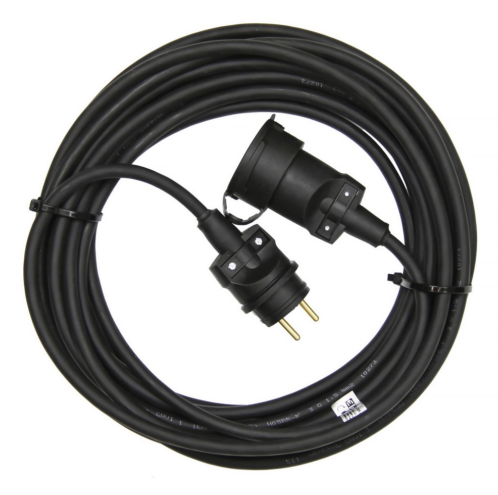 Kabel prodlužovací spojka Emos 15 m 1,5 mm2 IP 65