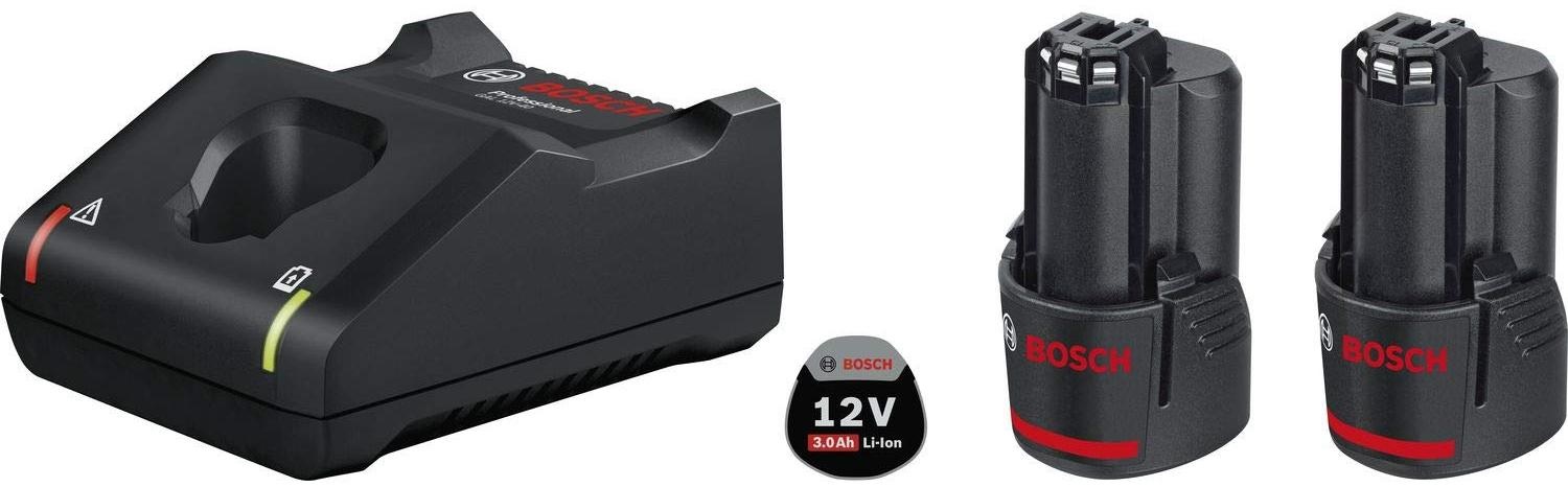 Sada startovací AKU Bosch 12 V 2× 3 Ah