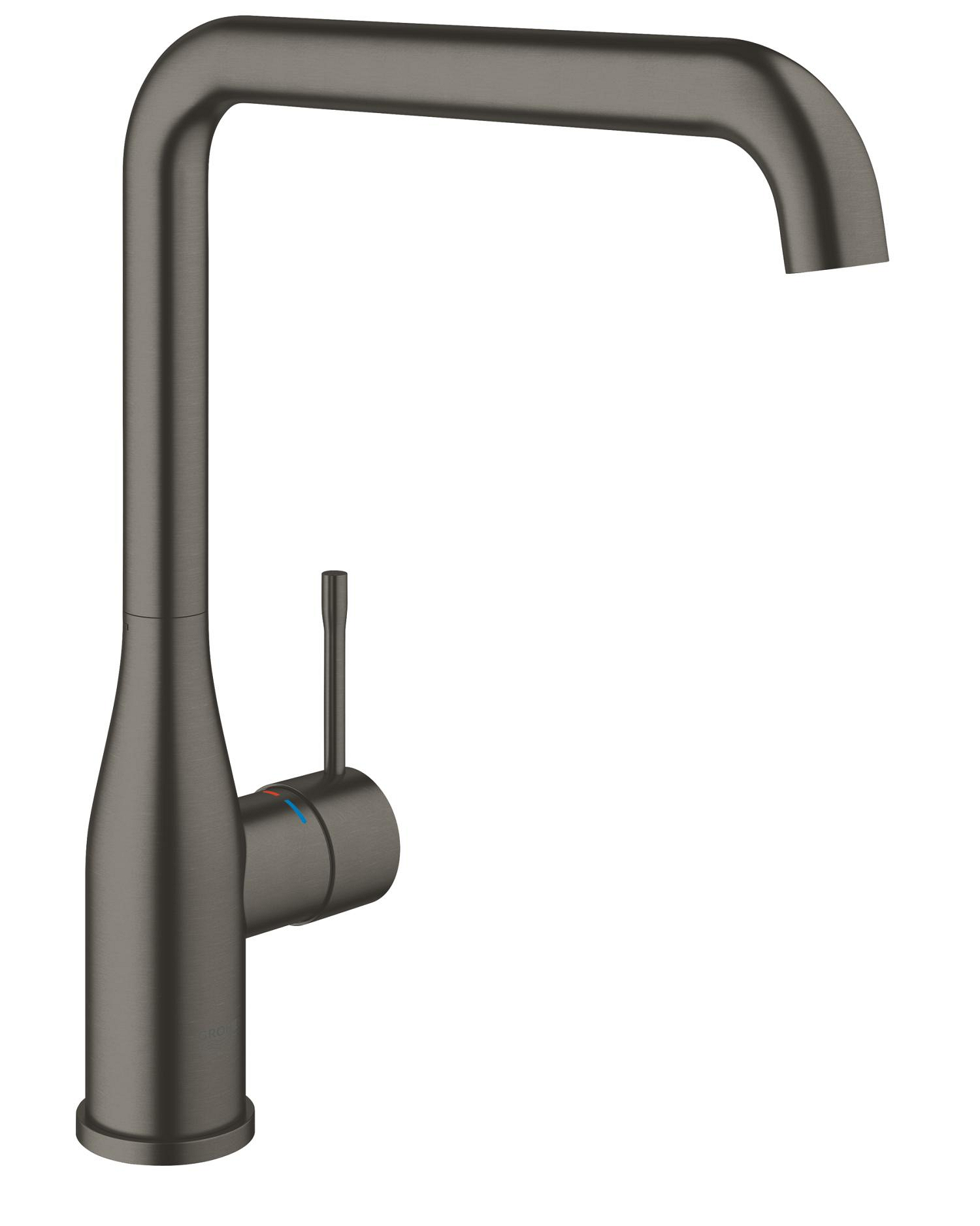 Baterie dřezová stojánková Grohe Essence kartáčovaný Hard Graphite 30269AL0