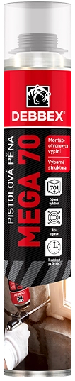 Pěna montážní Den Braven MEGA 70 870 ml