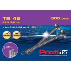Šrouby DK Mont TB 45 mm (500 ks/bal.)