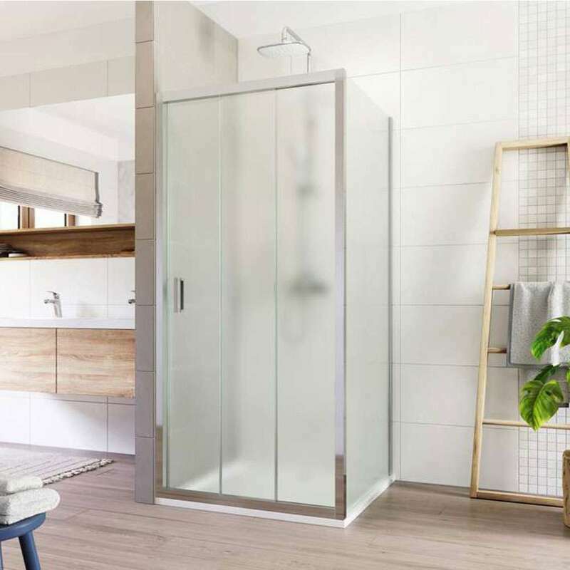 MEREO Dveře sprchové + boční stěna Mereo Lima CK86622K 900×900 mm chrom/Point