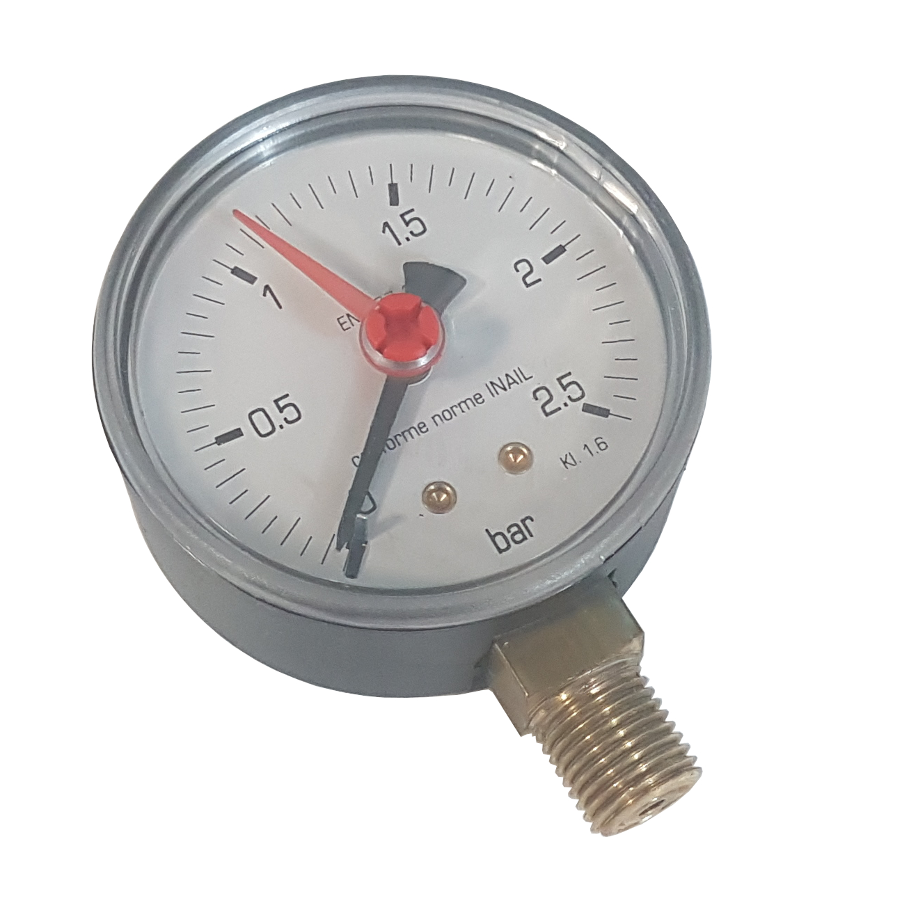 Manometr spodní 63 mm 1/4" 0–10 bar