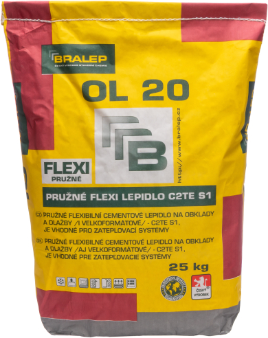 Lepidlo flexibilní C2TE S1 Bralep OL 20 25 kg