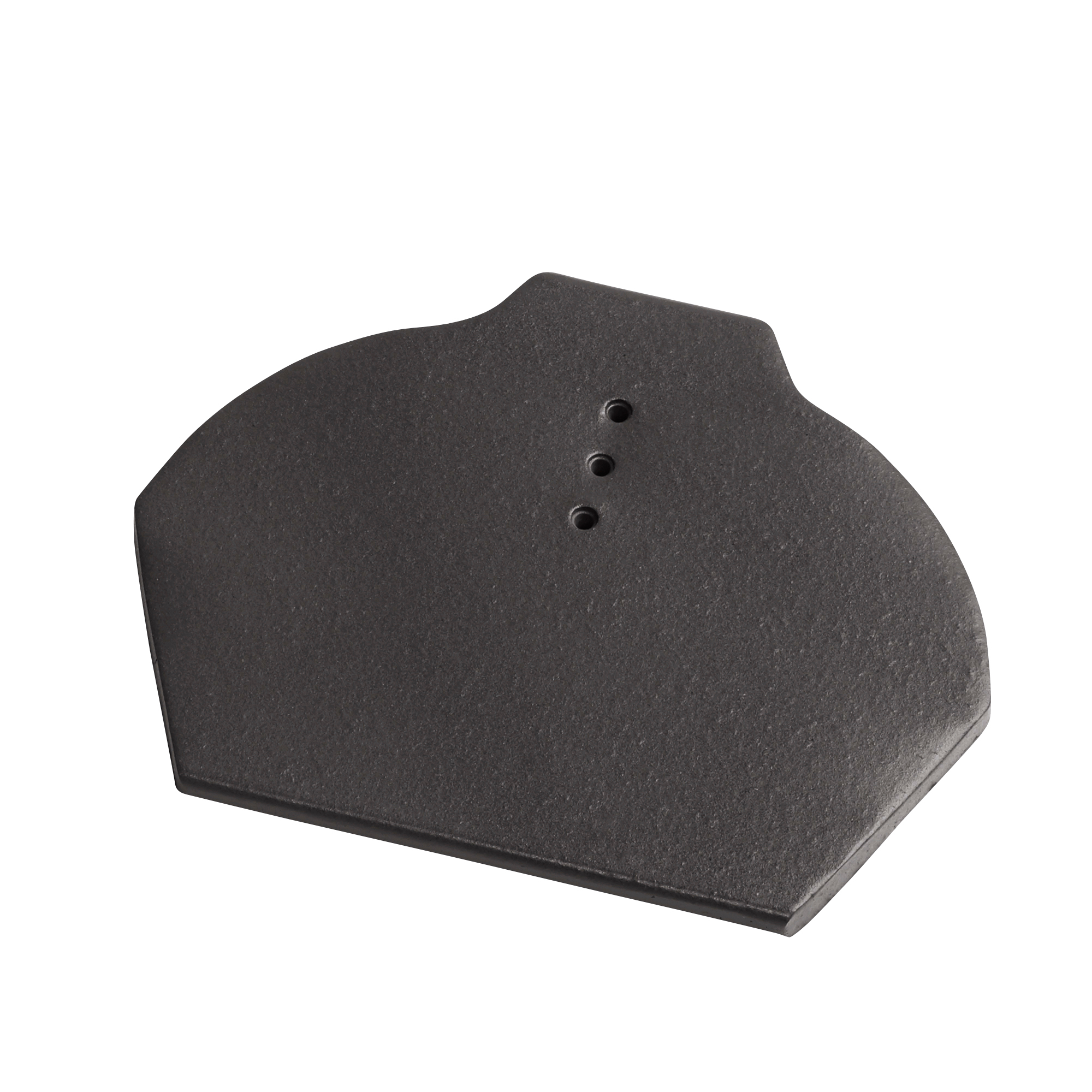 Ukončení hřebene spodní 21 cm Tondach engoba černá Stodo