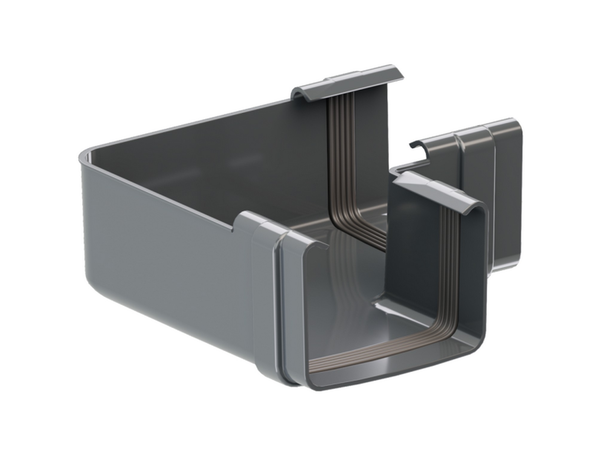 Roh hranatý GuttaKROP PVC antracit 90°
