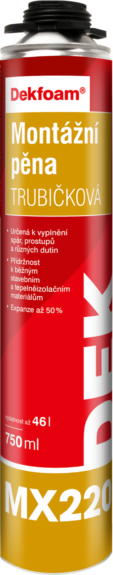 Levně Pěna montážní DEKFOAM MX220 trubičková 750 ml