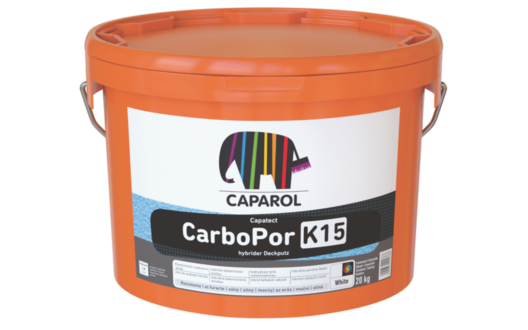 Omítka silikonová Caparol CarboPor K15 bílá 20 kg