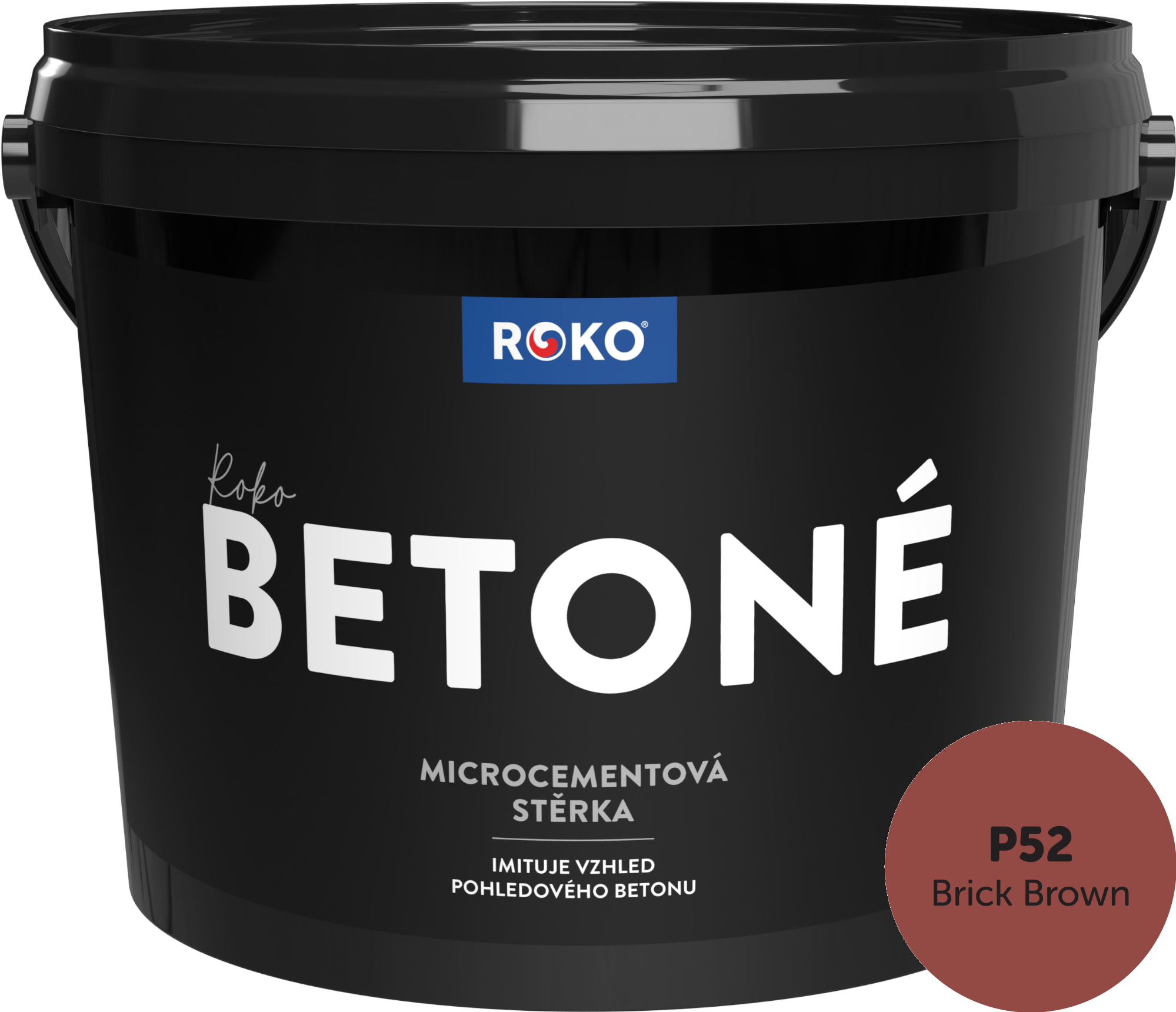 Levně Stěrka dekorativní Roko Betoné P52 Brick Brown 14 kg
