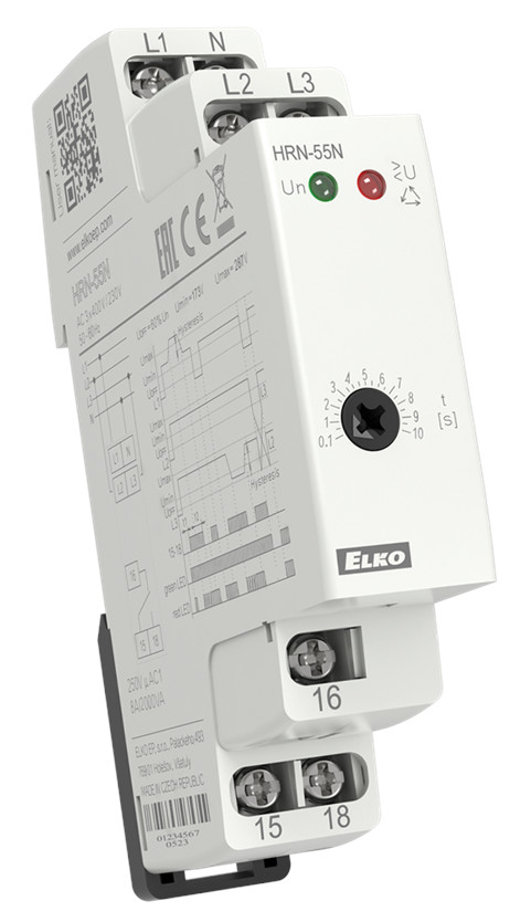 Relé hlídací napěťové Elko HRN-55N