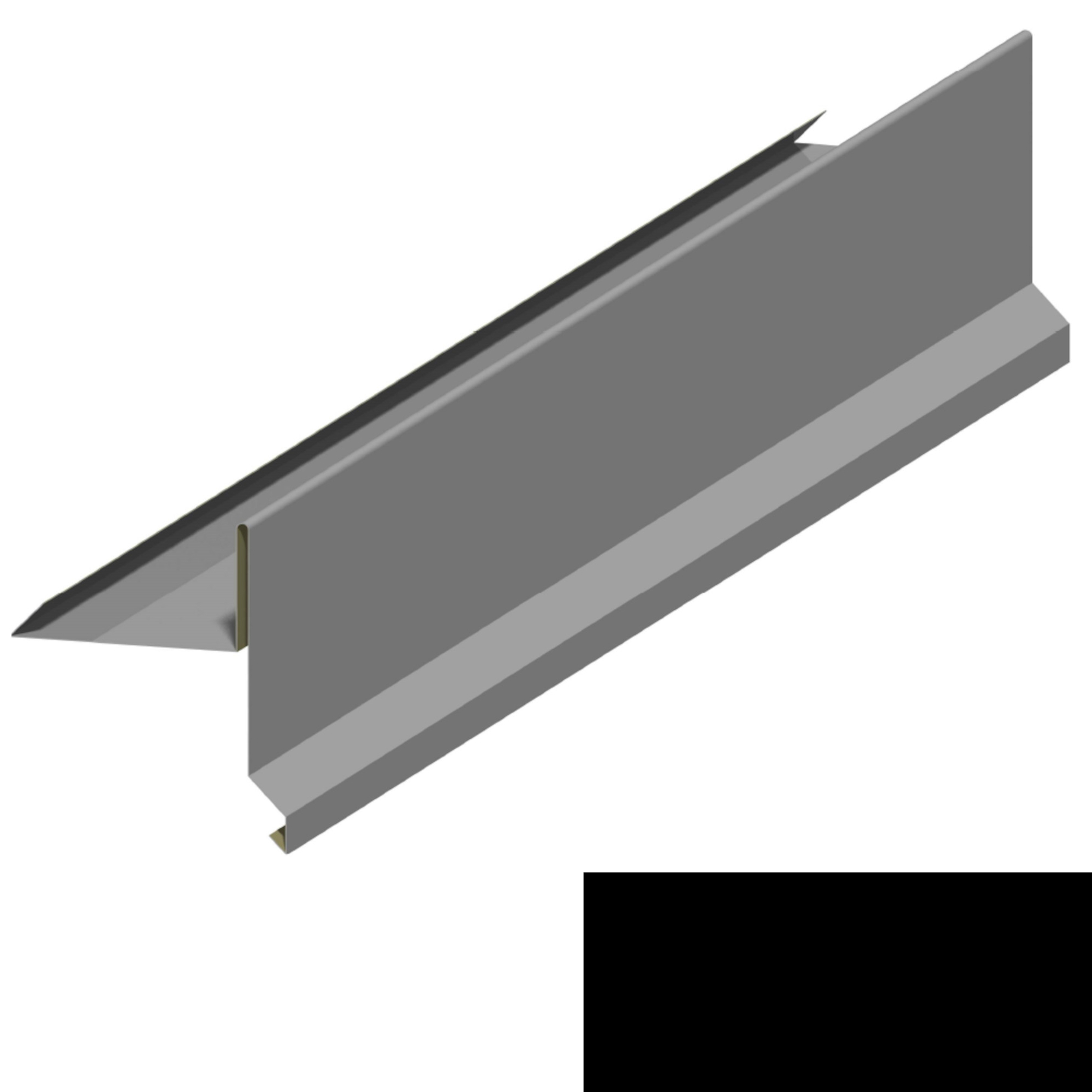 Závětrná lišta RS312SS SP 25 RAL 9005 černá