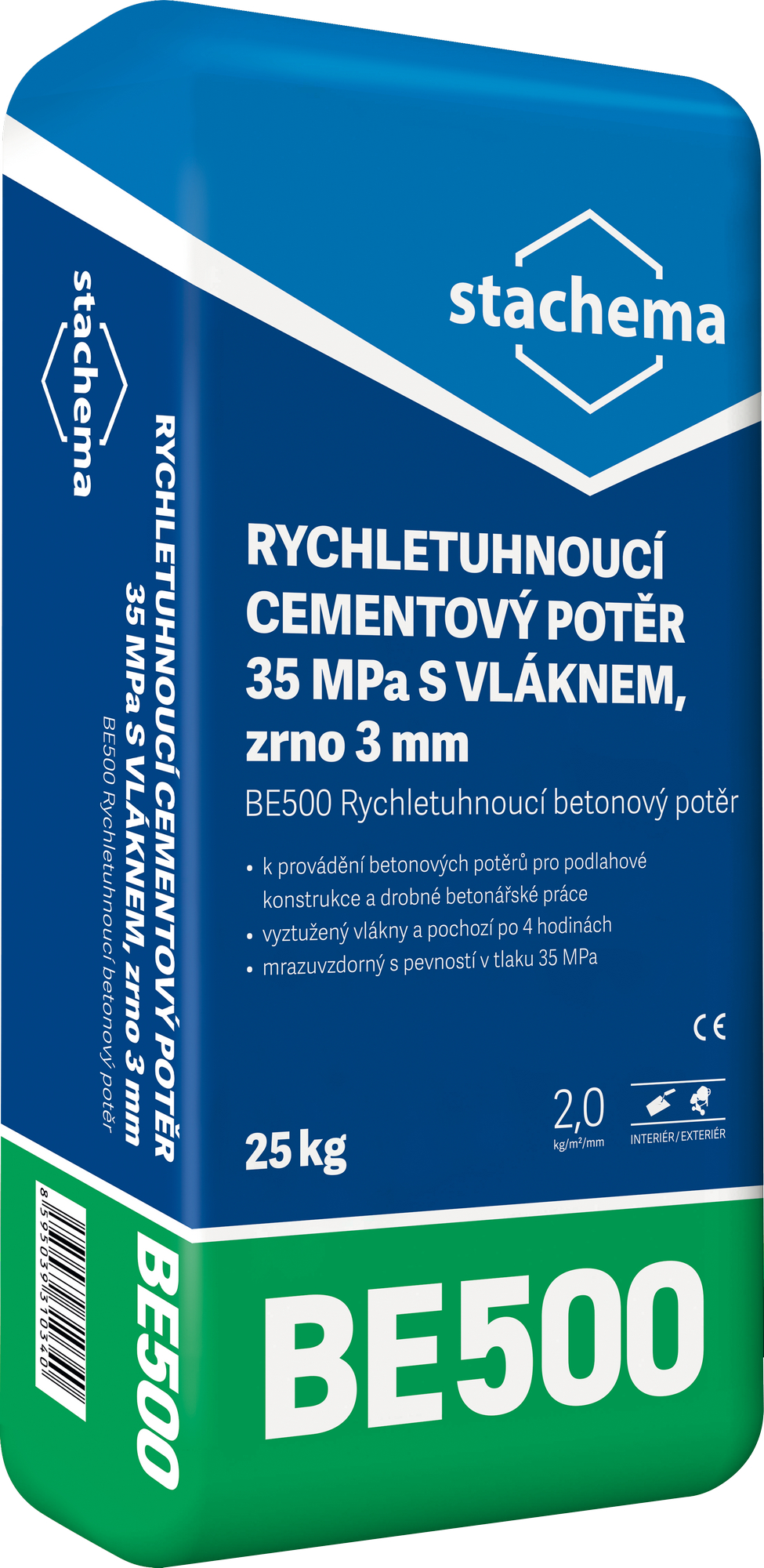Potěr cementový Stachema BE500 25 kg