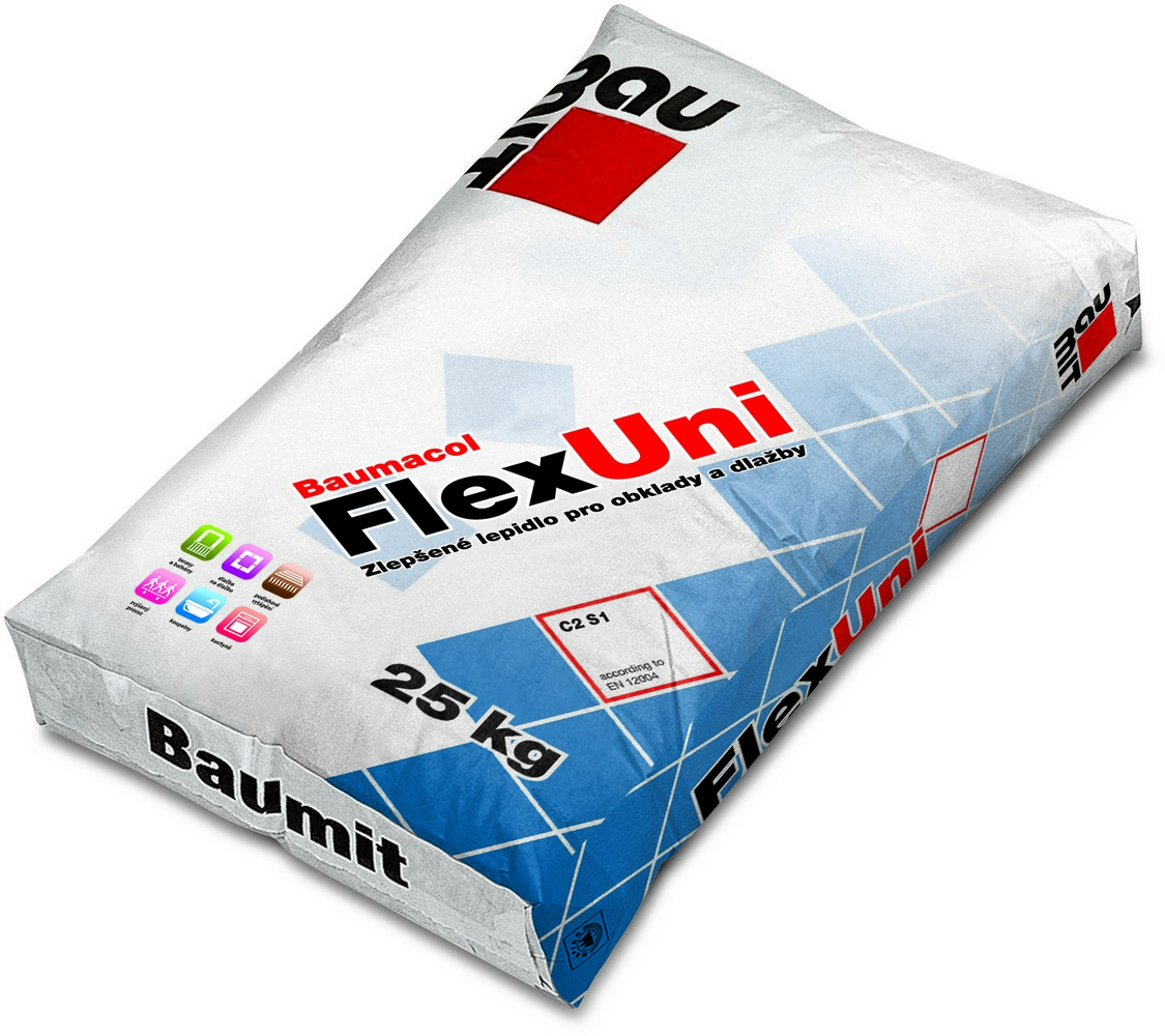Lepidlo cementové C2T S1 Baumit Baumacol FlexUni 25 kg