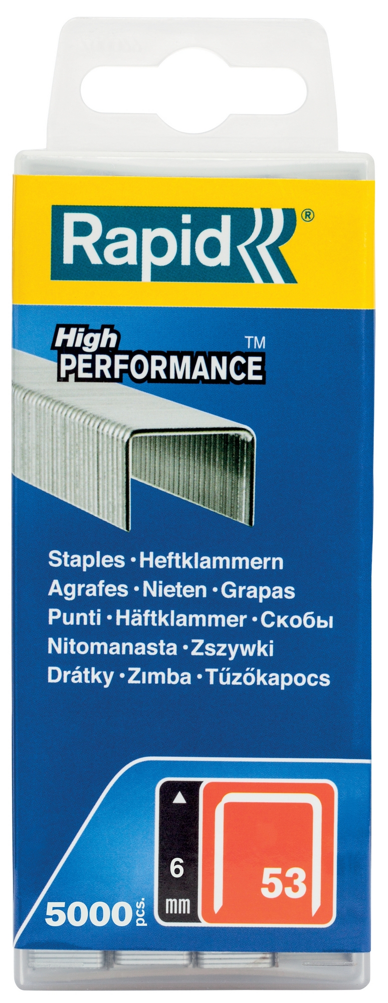 Spony Rapid High Performance 53 11,3×6×0,7 mm 5 000 ks