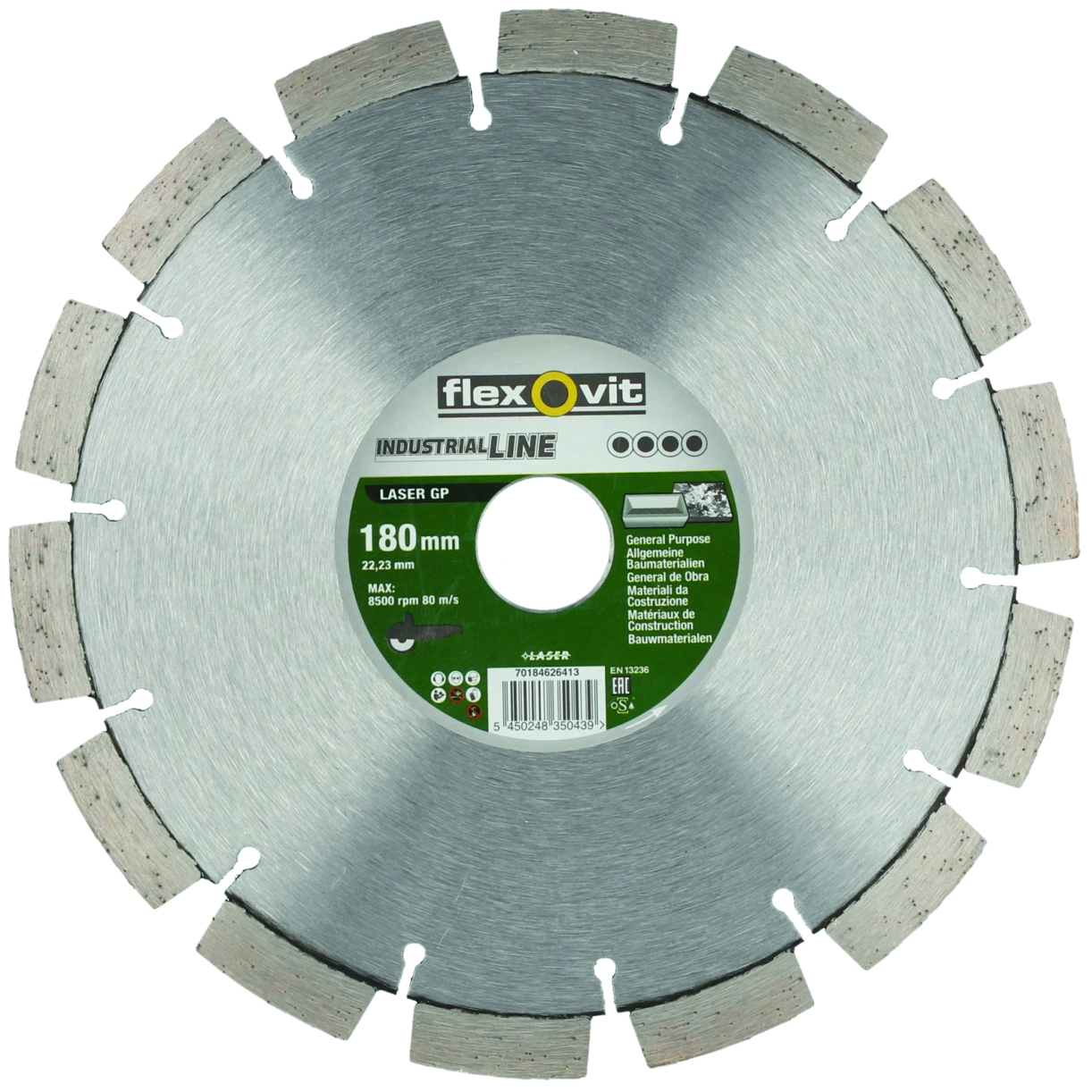 Kotouč řezný DIA Flexovit IL Laser GP 150×22,23×10 mm