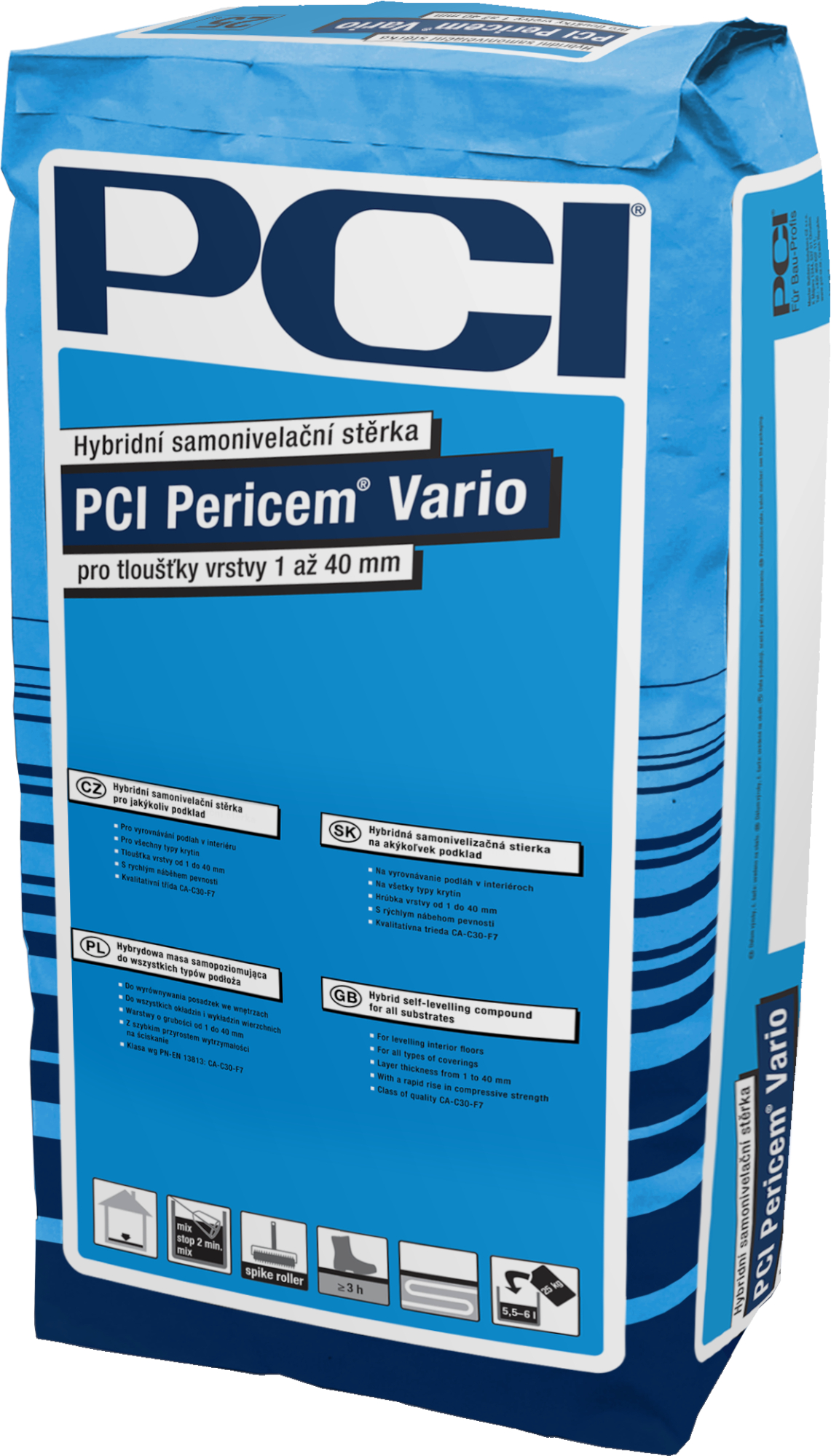 Hmota samonivelační PCI Pericem VARIO 25 kg