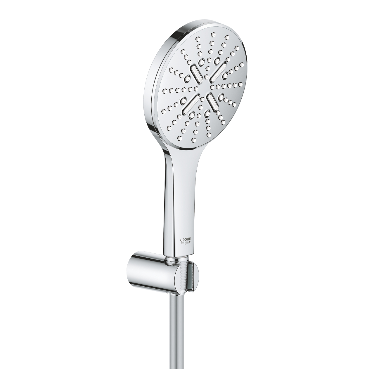 Set ruční sprchy Grohe Rainshower SmartActive 130 3 proudy chrom 26581000