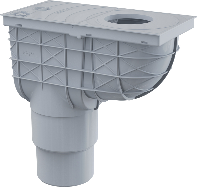 Lapač střešních splavenin DEK DN 100/125 - šedá