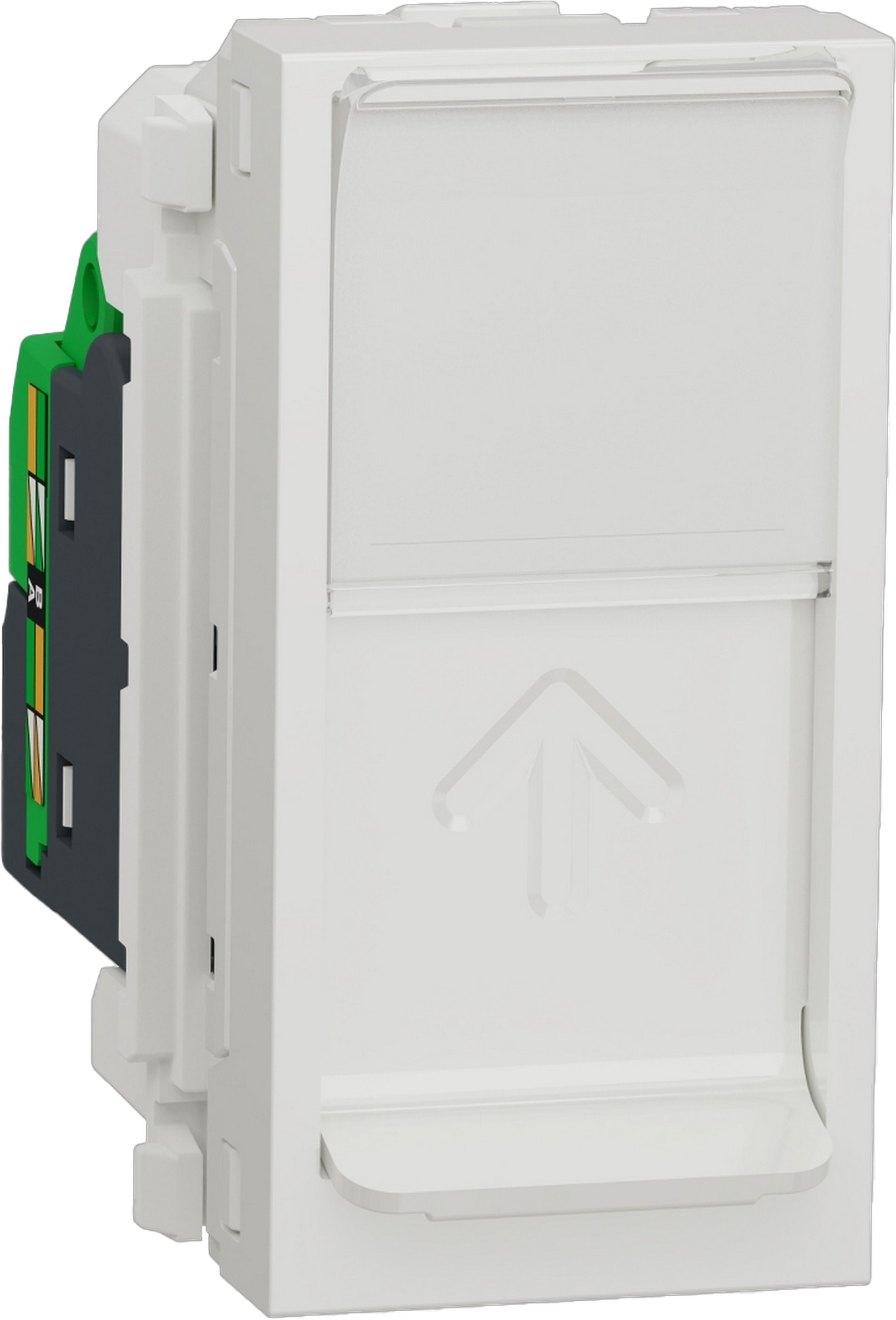 Zásuvka datová Schneider Unica Nová CAT5e 1× RJ45 1 modul bílá