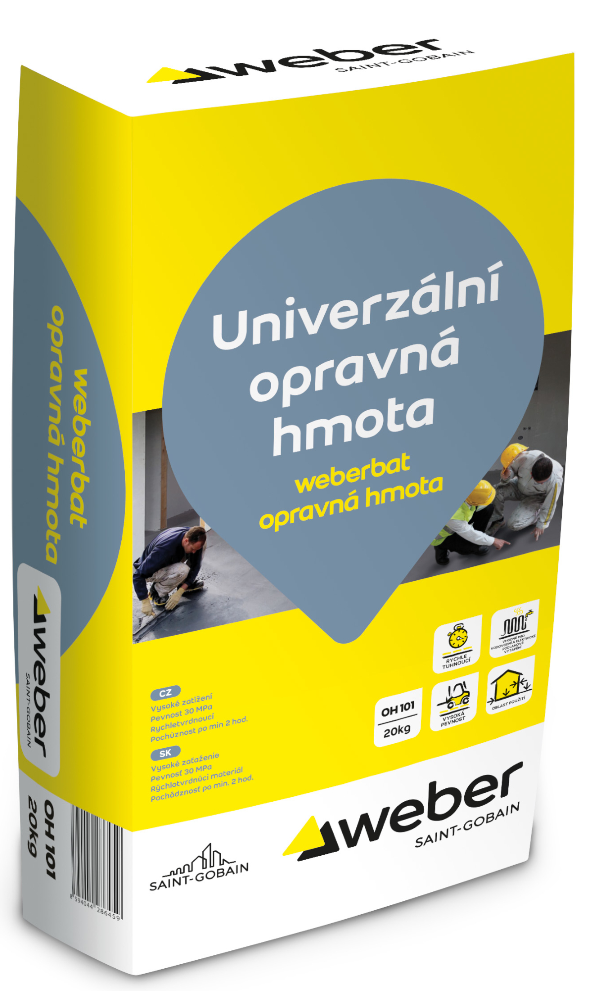 Hmota opravná weberbat 20 kg