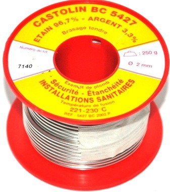 Pájka cínová Castolin Tin Flam 5427 BC 2 mm