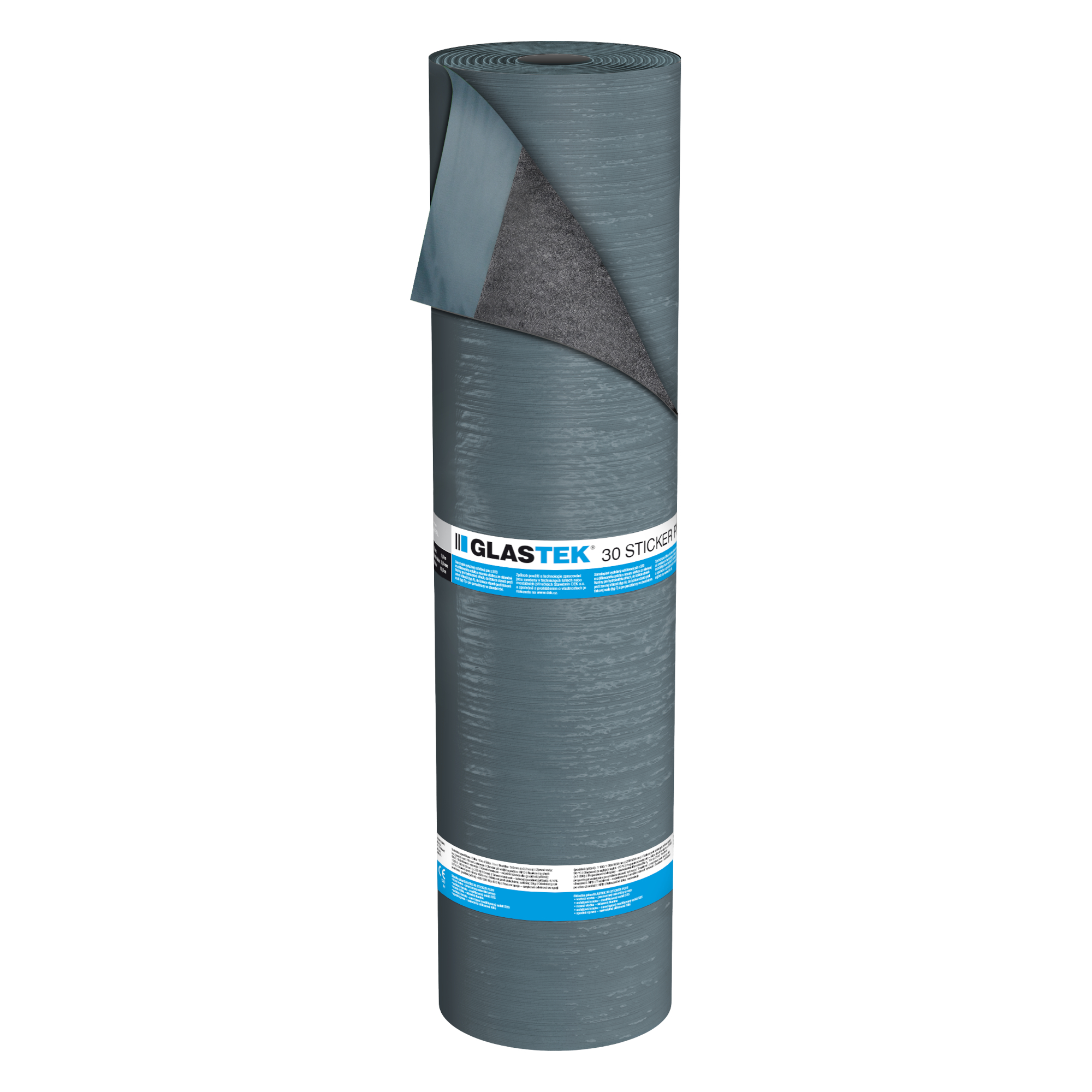 Samolepicí asfaltový pás GLASTEK 30 STICKER PLUS KVK (role/10 m2)