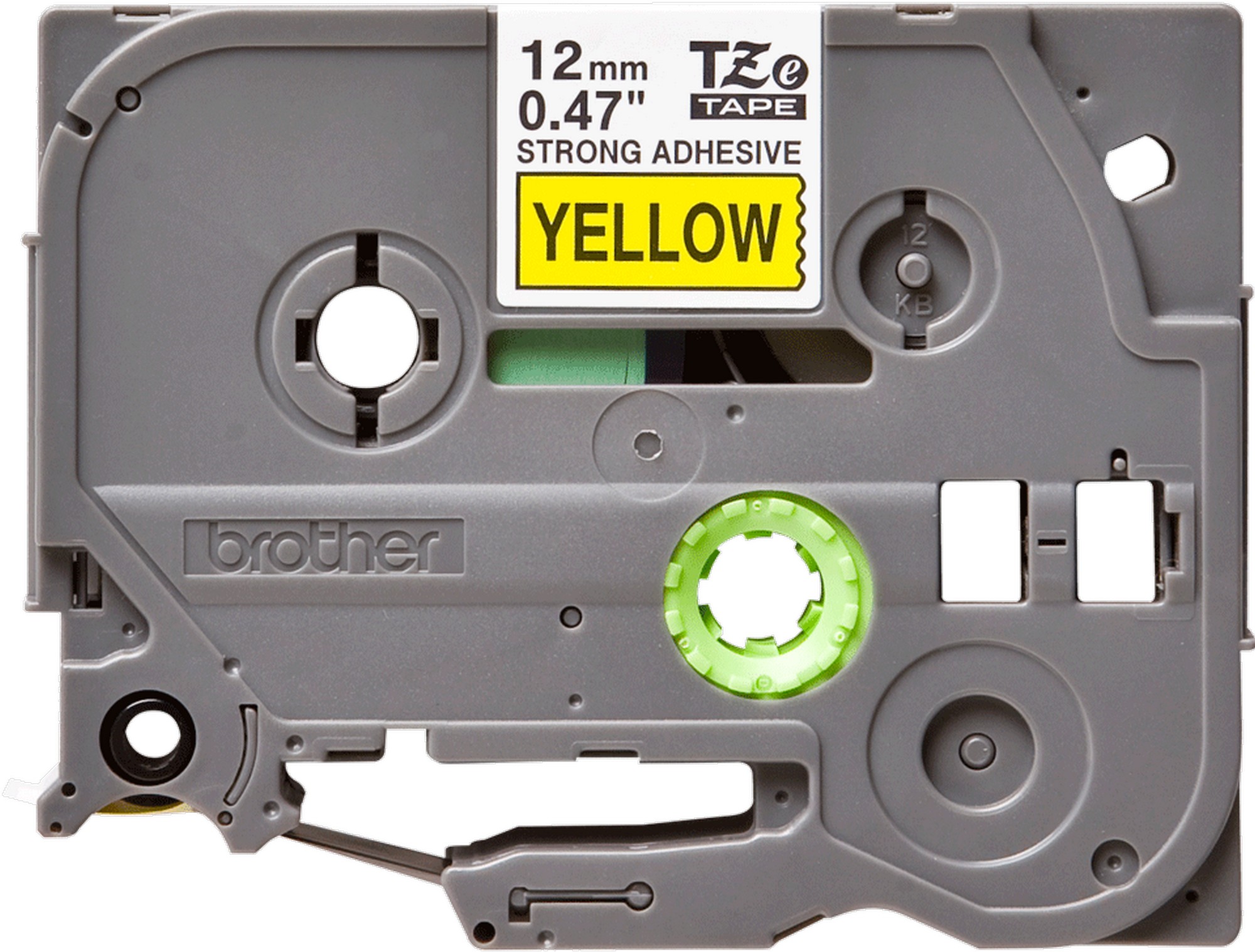 Levně Páska náhradní Brother TZES631 12 mm žlutá