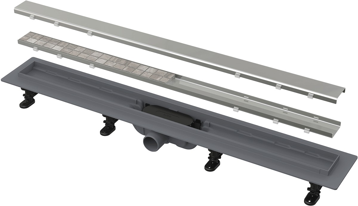 Žlab sprchový plastový WECCO WZ04/750 včetně oboustranného roštu