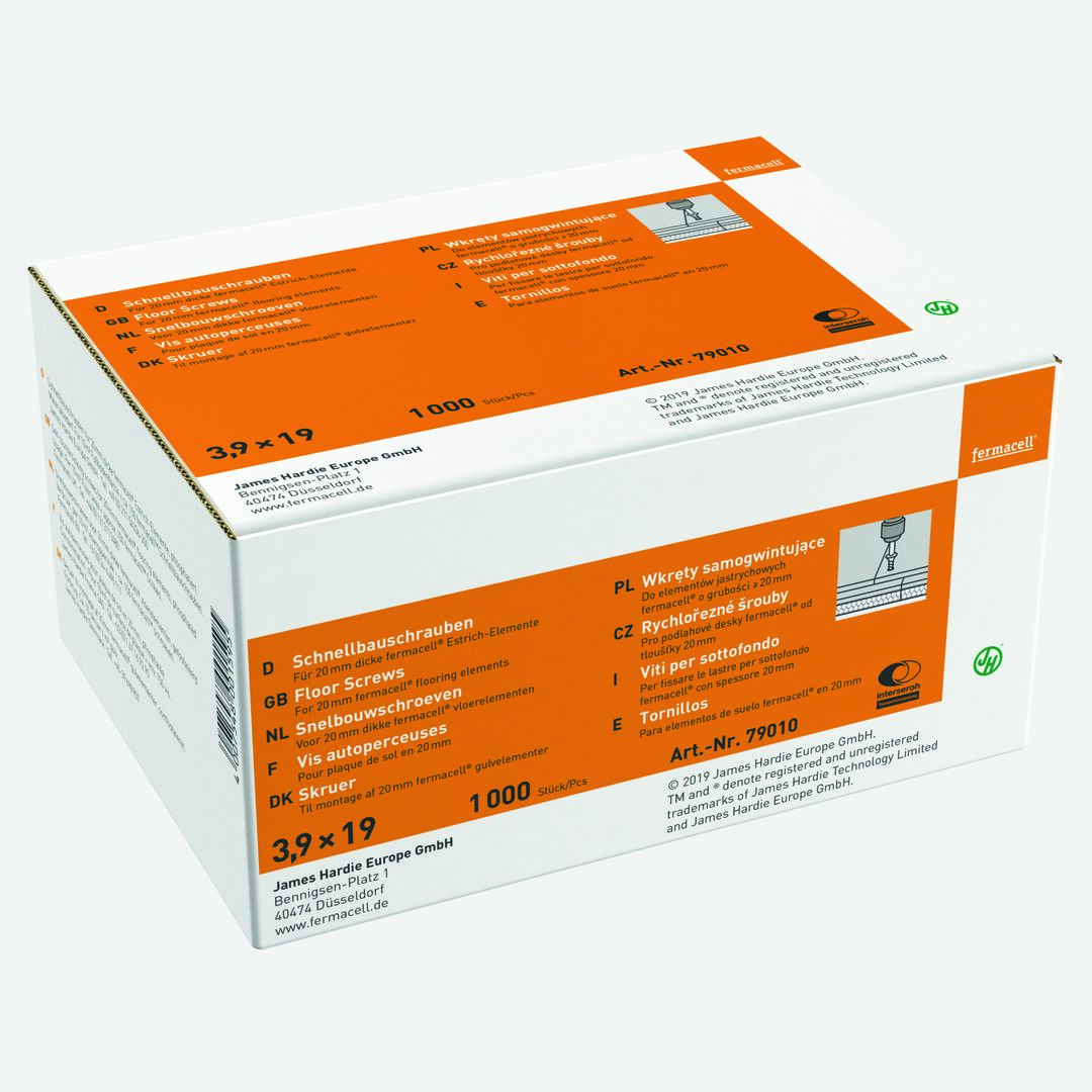 Šrouby rychlořezné fermacell 3,9×22 mm (1 000 ks/bal.)