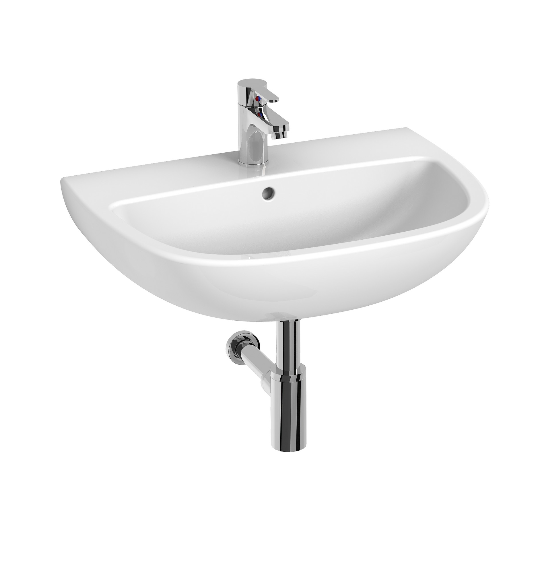 Umyvadlo Euroline N 600×450 mm s otvorem