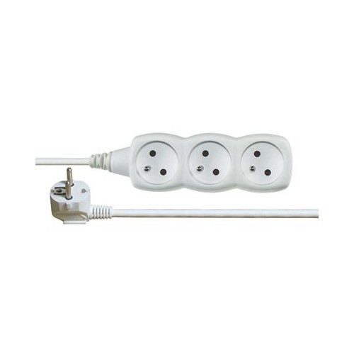 Kabel prodlužovací 3zásuvka Emos 7 m 1 mm2 IP 20