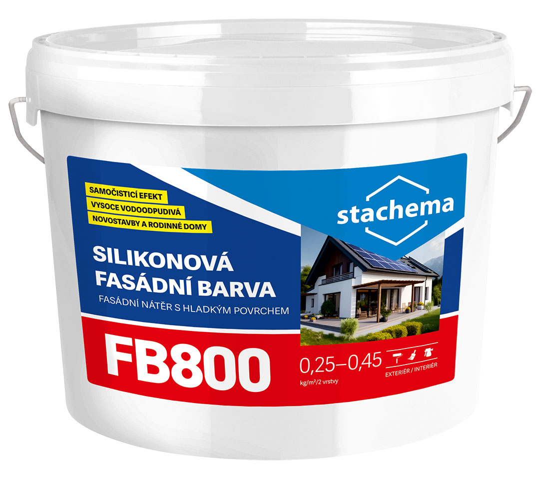Barva fasádní silikonová Stachema FB800 3,4 kg