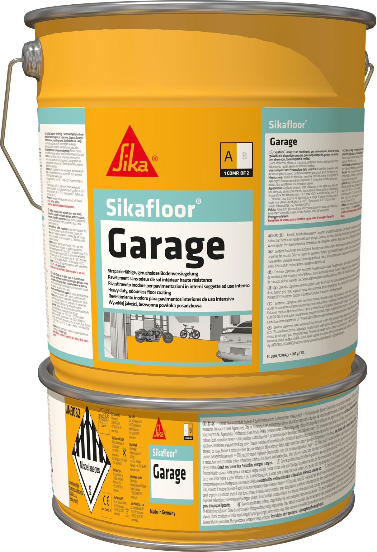 Nátěr epoxidový Sikafloor Garage (AB) RAL7032 6 kg